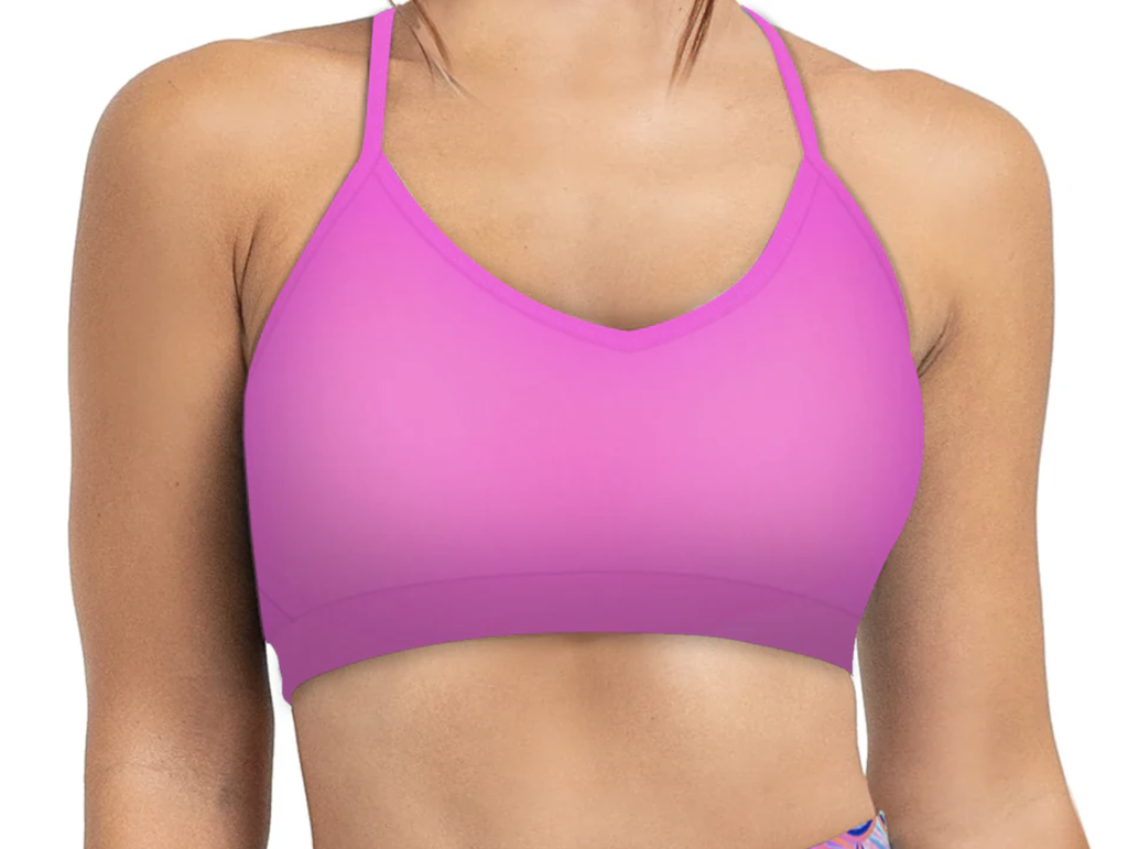 SPACEFISH Sunset Pink Bikini Top