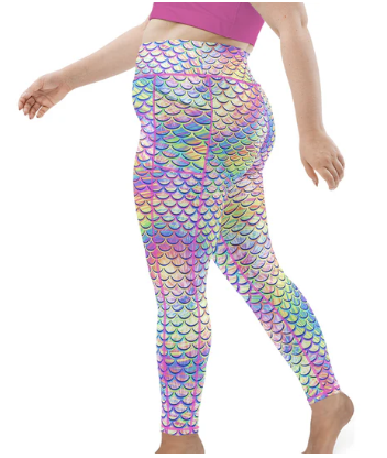 SPACEFISH Psychedelic Mermaid Legging Women